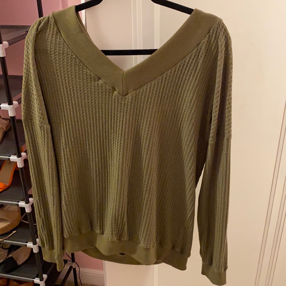 Green sweater
